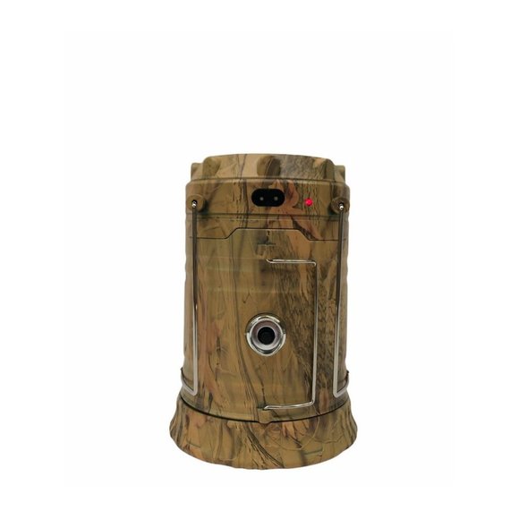 Large Camouflaged LED Solar Rechargeable Pop Up Camping Lantern W/ Flashlight - Picture 12 of 14